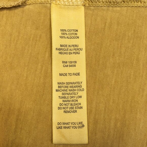 Mens 2X Yellow Life is Good Jake Golfer Short Sleeve Tee in Very Good Condition - Picture 10 of 11